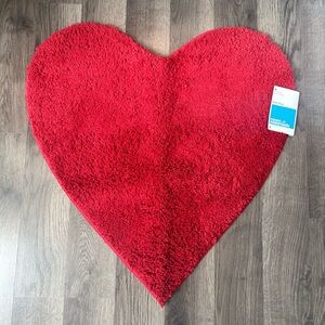 Target Heart Shaped Bath Rug